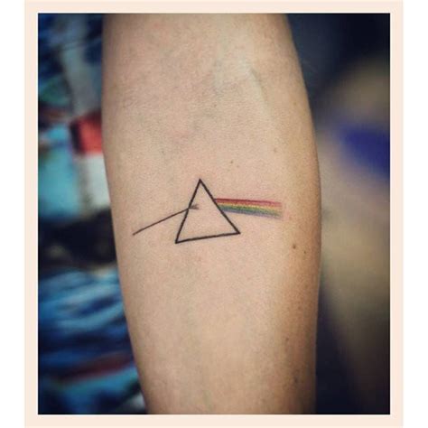 dark side of the moon tattoo|pink floyd tattoo minimalist.